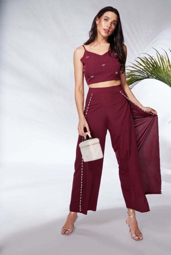 Seas the Day - Autumn's Muse in Rich Maroon